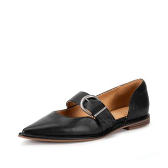 Yellow Box Womens Romeria B Flats In Black