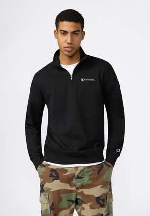 Champion Sweatshirt CHAMPION ICONS CONTRAST Terry Half Zip Sweatshirt, Herren, Gr. XXL, nbk, Obermaterial: 70% Baumwolle, 30% Polyester, Sweatshirts Sweatshirt