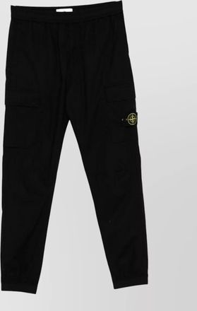 Stone Island cotton tapered cargo trousers