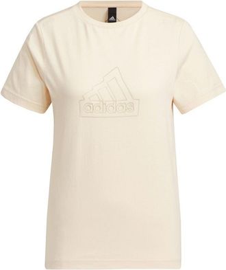 adidas (WMNS) adidas Tech Bos T-Shirt Asia Sizing Beige IM8839