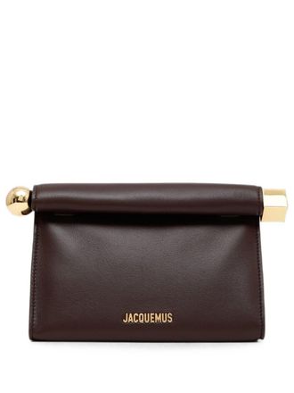 Jacquemus Le Sac Rond Carre lederen clutch