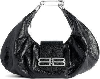 Balenciaga Pamela Shoulder Bag Medium - female - Balenciaga - Handbags - Black - ONE SIZE - Bags