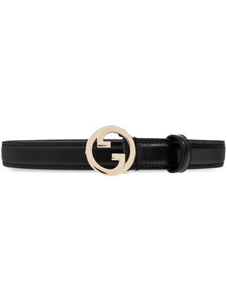 Gucci Blondie belt - women - Calf Leather - 75 - Black