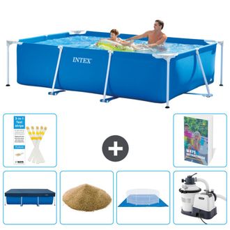 Intex Piscina Con Estructura Rectangular - 260x160x65 Cm - 7-piezas S158