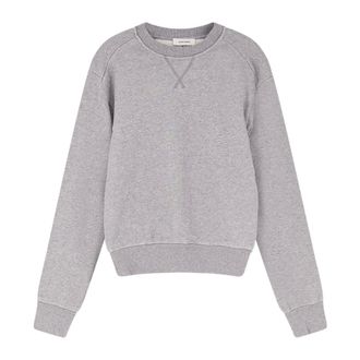 Entire studios Sweatshirts, unisex, Gray, Size: XS Crew Neck Sweatshirt