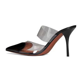 Alaia Dames, Schoenen, Zwart, Maat: 38 1/2 EU Leer