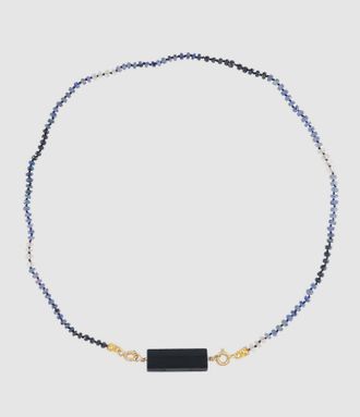 Mon Precieux Ge Collier Rolla Bolla Onyx Candies Saphir