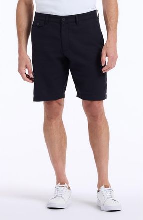 Robert Graham Dixton Cotton & Linen Shorts in Black at Nordstrom, Size 32