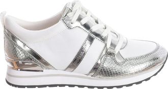 Michael Kors Gestempelde Canvas Sneaker - Dames - Sneakers - Veelkleurig - 36 EU - Nylon - Schoenen
