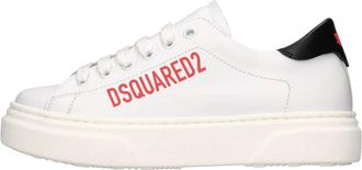 Dsquared2 Ginevra Sneakers - Heren - Sneakers - Wit - 36 EU - Leer - Schoenen