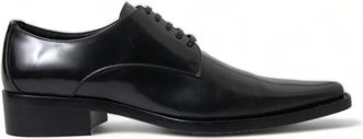 Dolce & Gabbana Formele Ballerinas - Dames - Nette schoenen - Zwart - 38 EU - Leer - Schoenen