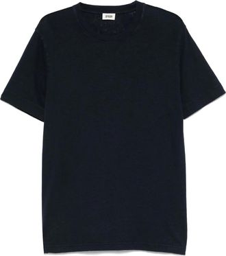 Drykorn linen-blend T-shirt - men - Cotton/Linen/Flax - M - Blue