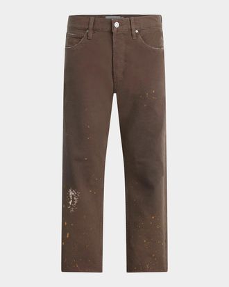 Hudson Men & apos;s Rylan Paint-Splatter Straight-Leg Jeans