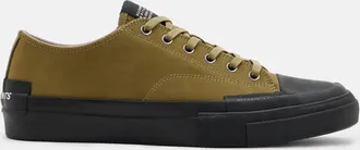 AllSaints Cow Leather Redd Suede Low Top Trainers, Size: UK 10/US 11/EU 44