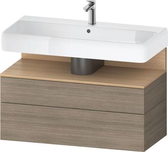 Duravit Qatego Mueble Bajo Lavabo, 1 Extra&iacute;ble Y 1 Caj&oacute;n, - Duravit