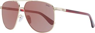 BMW Gold Metal Mens Sunglasses