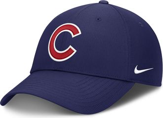 Nike Chicago Cubs Club Nike Mens Dri-FIT MLB Adjustable Hat in Blue | NB024EUEJ-T0X