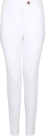 Ferragamo Womens Slim-Fit Trousers In White