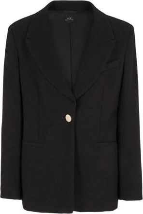 A|X Armani Exchange Blazer voor Dames - Dames - Blazers - Zwart - S - Polyester - Jassen