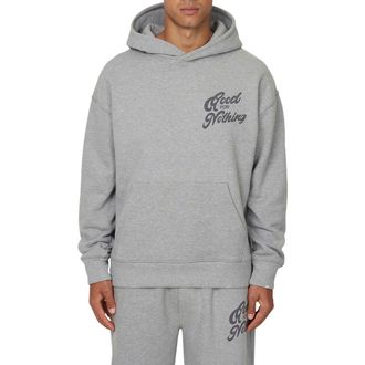 Good For Nothing Funk Relaxed Hoodie in Grey Marl at Nordstrom, Size Medium Uk