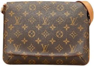 Louis Vuitton Pre-owned Cross Body Bags, female, Brown, Size: ONE SIZE Pre-owned Plastic Cross Body Bag