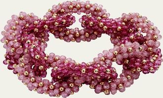 Meredith Frederick 14k Yellow Gold, Topaz, and Zircon Bead Bracelet