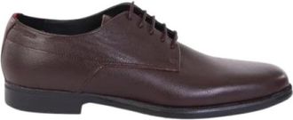 HUGO BOSS Kyron Derby - Heren - Nette schoenen - Bruin - 42 EU - Leer - Schoenen
