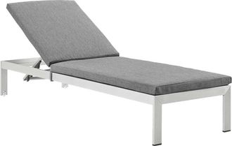 ModWay Shore Outdoor Patio Aluminum Chaise With Cushions