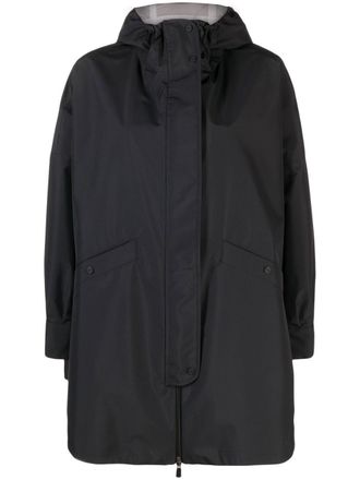 Herno hooded parka coat - Black