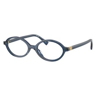 Miu Miu Glasses, unisex, Black, Size: 50 MM MU 01Xv Oval Frame