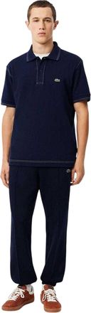 Lacoste Heren Biologisch Katoenen Normale Sweatbroek (Marine)