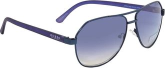 Guess Blue Mirror Square Ladies Sunglasses GF5044 90X 61