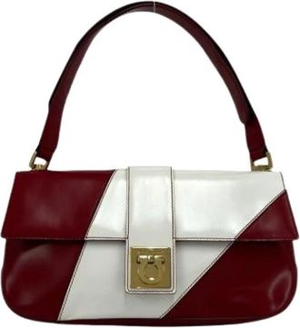 Ferragamo Pre-owned Shoulder bag - Dames - Vintage Schoudertas - Veelkleurig - ONE Size - Leer - Vintage
