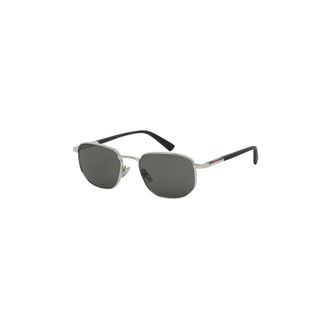 Gucci Zonnebrillen - Heren - Zonnebrillen - Grijs - 54 MM - Accessoires