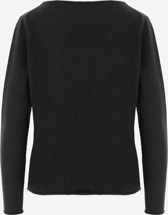 Allude Cashmere Sweater - Black