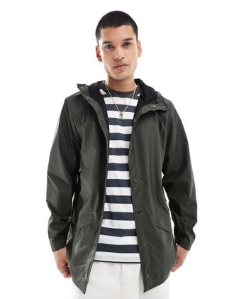 Rains 12010 - Giacca impermeabile corta verde