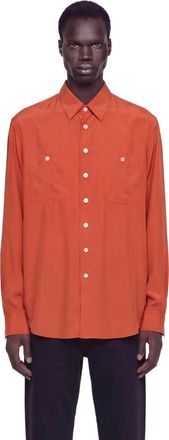 Saint Laurent Shirt in Silk Habotai