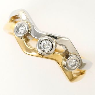 C&A Unbranded Platinum yellow gold yellow gold (18K) Platinum 900 Band Ring (Pre-Owned)