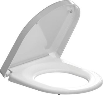 Saniclass Closetzitting - quickrelease - softclose - geschikt voor Duravit Starck 3 - wit glanzend