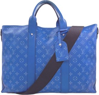 Louis Vuitton Taigarama Taiga Leather Handbag Tote Bag (Pre-Owned)