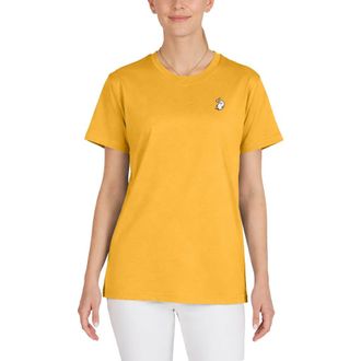 Dalix Heartly Ghost Tee in Gold at Nordstrom, Size Xx-Large