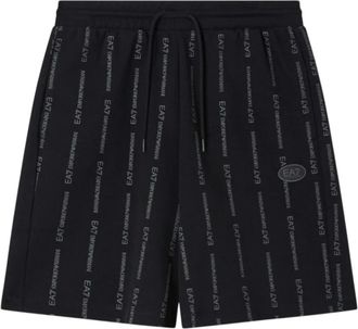Emporio Armani Casual Shorts - Heren - Korte Broeken - Zwart - S - Katoen - Korte Broeken