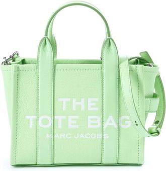 Marc Jacobs Shopping Bags, female, Green, ONE SIZE, The Small Leather Tote