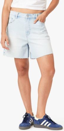 Habitual Kenni Studded Baggy Denim Shorts in Glacier at Nordstrom, Size 25