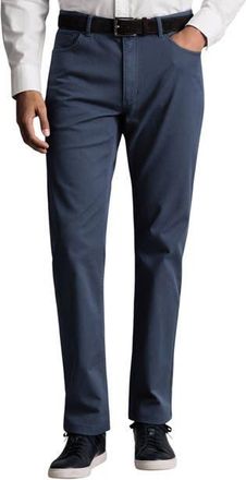 CHARLES TYRWHITT Slim Fit 5 Pocket Jeans in Petrol Blue at Nordstrom, Size 3432