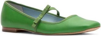 Frances Valentine Square-toe Mary Jane in Green at Nordstrom, Size 6.5