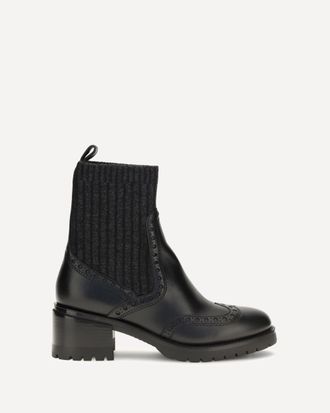Santoni Ferret leather Boots Female 37.5