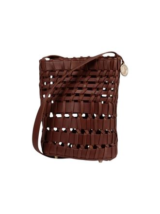 Freya Womens Matrix Bucket Bag In Mahogany