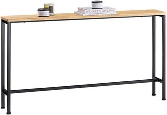 SoBuy Sobuy - Mesa de Entrada Recibidor Mesa de Consola Negro 120 x 20 x 65 cm FSB19-E es