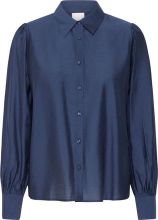 Ichi Ihkarlani SH2 Bluse 20121889 - - Blouses & Shirts - Donna - Blu - M